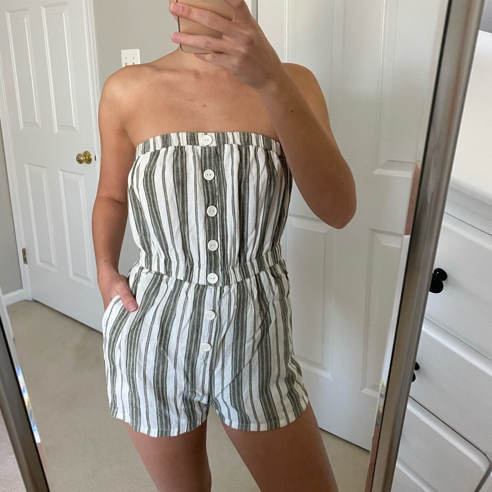 Urban Outfitters Striped Romper